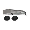 Image de HOTTE CASQUETTE/VISIERE DOUBLE MOTEURS 60 CM - NOIR | BELDEKO
