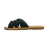 Image de CHATTAWAK Claquettes Noires Femme Pace Noir 36FR