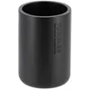 Image de TENDANCE - Gobelet Polyrésine 370ml - Noir - Salle de Bain - Accessoire Salle de Bain à Poser