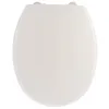 Image de Tendance - Abattant WC Thermodur 18 pouces/frein de chute Attaches Plastiques - Blanc - Salle de Bain - Abattants Universel - Lunette de Toilette