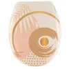 Image de TENDANCE - Abattant WC thermodur 18 Pouces Attaches Plastiques - Abstraction