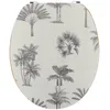 Image de Tendance - Abattant WC MDF 18 Pouces Couvercle Design Impriméassise Imitation Bambou Attaches Acier Inoxydable - Arizona Dream - Salle de Bain - Abattants