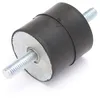 Image de Matijardin - Silent bloc, plot antivibratoire universel. 30 x 30 mm. Mâle M6 / Mâle M6