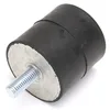 Image de Matijardin - Silent bloc, plot antivibratoire universel 50 x 50 mm. Mâle M10 / Femelle M10