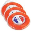 Image de Matijardin - 3 blisters fil débroussailleuse Carré 4 mm x 9 m Fil Nylon