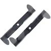 Image de Matijardin - Lame compatible avec compatible avec compatible avec AYP/Roper, Bernard loisirs, compatible avec Husqvarna, compatible avec Jonsered coupe 46 cm. La paire gauche/droite