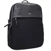Image de David Jones - Sac à Dos Homme Ordinateur Portable 15 Pouces - Sac Cuir PU Nylon Business Affaires Travail - Backpack Etudiant Garçon Lycée Collège Cours Scolaire - Elegant Moderne - Noir