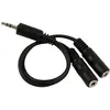Image de Câble pour séparateur de casque de 3.5 mm vers 2 x 3 broches de 3.5 mm M/F de Vshop en occasion ou reconditionné