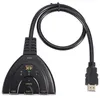 Image de VSHOP® 3 Port HDMI Switch 4K 2160P HDMI Adaptateur 3 Entrées 1 Sortie Dolby Digital Intelligent HDMI Commutateur pour TV Blu-Ray cable box PS3 PS4 Xbox (Noir) en occasion ou reconditionné
