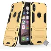 Image de htdmobiles Housse Etui Coque Rigide Anti Choc pour Apple iPhone X + Verre trempe - Or