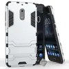 Image de htdmobiles Housse Etui Coque Rigide Anti Choc pour Nokia 6 + Verre trempe - Argent