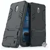 Image de htdmobiles Housse Etui Coque Rigide Anti Choc pour Nokia 2 + Verre trempe - Noir
