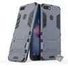 Image de htdmobiles Housse Etui Coque Rigide Anti Choc pour Huawei P Smart + Verre trempe - Bleu Fonce