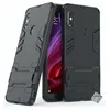 Image de htdmobiles Housse Etui Coque Rigide Anti Choc pour Xiaomi Redmi Note 5 + Verre trempe - Noir