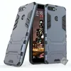 Image de htdmobiles Housse Etui Coque Rigide Anti Choc pour Huawei Y6 (2018) + Verre trempe - Bleu Fonce