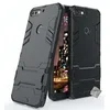 Image de htdmobiles Housse Etui Coque Rigide Anti Choc pour Huawei Y7 (2018) + Verre trempe - Noir