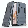 Image de htdmobiles Housse Etui Coque Rigide Anti Choc pour Huawei Honor Play + Verre trempe - Bleu Fonce