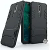 Image de htdmobiles Housse Etui Coque Rigide Anti Choc pour Nokia 5.1 Plus (2019) + Verre trempe - Noir