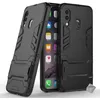 Image de htdmobiles Housse Etui Coque Rigide Anti Choc pour Samsung Galaxy A40 + Verre trempe - Noir