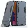 Image de htdmobiles Housse Etui Coque Rigide Anti Choc pour Samsung Galaxy A10 + Verre trempe - Bleu Fonce
