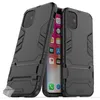 Image de htdmobiles Housse Etui Coque Rigide Anti Choc pour Apple iPhone 11 + Verre trempe - Noir
