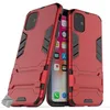 Image de htdmobiles Housse Etui Coque Rigide Anti Choc pour Apple iPhone 11 + Verre trempe - Rouge