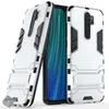 Image de htdmobiles Housse Etui Coque Rigide Anti Choc pour Xiaomi Redmi Note 8 Pro + Film ecran - Argent