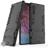Image de htdmobiles Housse Etui Coque Rigide Anti Choc pour Samsung Galaxy Note 10 + Verre trempe - Noir