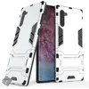 Image de htdmobiles Housse Etui Coque Rigide Anti Choc pour Samsung Galaxy Note 10 + Verre trempe - Argent