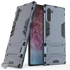 Image de htdmobiles Housse Etui Coque Rigide Anti Choc pour Samsung Galaxy Note 10 + Verre trempe - Bleu Fonce