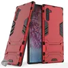 Image de htdmobiles Housse Etui Coque Rigide Anti Choc pour Samsung Galaxy Note 10 + Verre trempe - Rouge