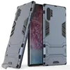 Image de htdmobiles Housse Etui Coque Rigide Anti Choc pour Samsung Galaxy Note 10+ Plus + Verre trempe - Bleu Fonce