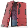 Image de htdmobiles Housse Etui Coque Rigide Anti Choc pour Samsung Galaxy Note 10+ Plus + Verre trempe - Rouge