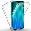 Image de htdmobiles Housse Etui Coque Silicone 360 integrale Xiaomi Redmi Note 8 Pro + Verre trempe - Transparent