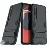 Image de htdmobiles Housse Etui Coque Rigide Anti Choc pour Xiaomi Mi 10 / Mi 10 Pro + Verre trempe - Noir