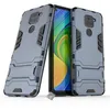 Image de htdmobiles Housse Etui Coque Rigide Anti Choc pour Xiaomi Redmi Note 9 + Verre trempe - Bleu Fonce