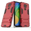 Image de htdmobiles Housse Etui Coque Rigide Anti Choc pour Xiaomi Redmi Note 9 + Verre trempe - Rouge