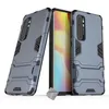 Image de htdmobiles Housse Etui Coque Rigide Anti Choc pour Xiaomi Mi Note 10 Lite + Verre trempe - Bleu Fonce