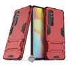 Image de htdmobiles Housse Etui Coque Rigide Anti Choc pour Xiaomi Mi Note 10 Lite + Verre trempe - Rouge