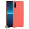 Image de htdmobiles Housse Etui Coque Rigide Simili Cuir Crocodile pour Sony Xperia L4 + Verre trempe - Rouge