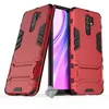 Image de htdmobiles Housse Etui Coque Rigide Anti Choc pour Xiaomi Redmi 9 + Verre trempe - Rouge