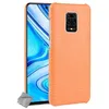 Image de htdmobiles Housse Etui Coque Rigide Simili Cuir Crocodile pour Xiaomi Redmi Note 9 Pro + Film ecran - Orange