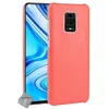 Image de htdmobiles Housse Etui Coque Rigide Simili Cuir Crocodile pour Xiaomi Redmi Note 9S + Film ecran - Rouge