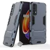 Image de htdmobiles Housse Etui Coque Rigide Anti Choc pour Realme 7 + Film ecran - Bleu Fonce