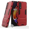 Image de htdmobiles Housse Etui Coque Rigide Anti Choc pour Realme 7 + Verre trempe - Rouge