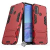 Image de htdmobiles Housse Etui Coque Rigide Anti Choc pour Oppo A53 / A53s + Verre trempe - Rouge