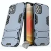 Image de htdmobiles Housse Etui Coque Rigide Anti Choc pour Apple iPhone 12/12 Pro + Verre trempe - Bleu Fonce