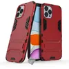 Image de htdmobiles Housse Etui Coque Rigide Anti Choc pour Apple iPhone 12 Pro Max + Film ecran - Rouge