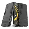 Image de htdmobiles Housse Etui Coque Rigide Anti Choc pour Xiaomi Poco M3 + Verre trempe - Noir