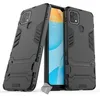 Image de htdmobiles Housse Etui Coque Rigide Anti Choc pour Oppo A15 + Verre trempe - Noir